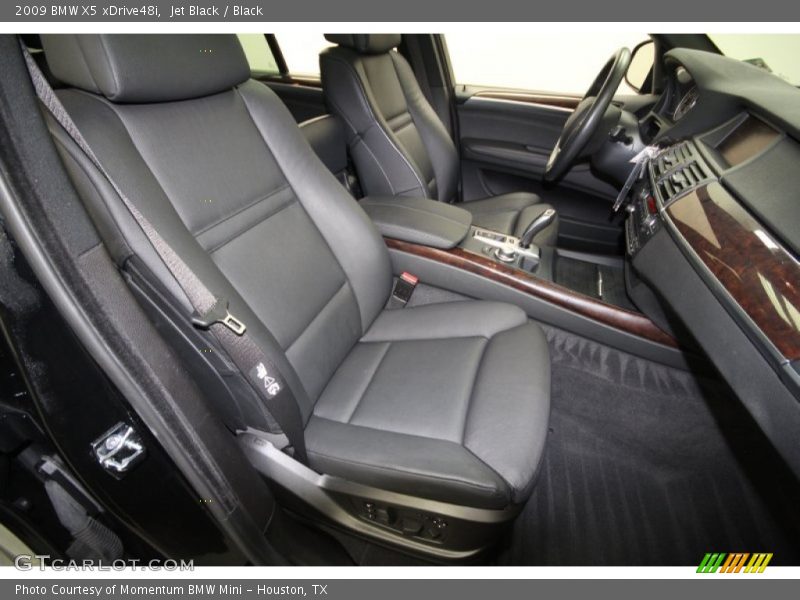 Jet Black / Black 2009 BMW X5 xDrive48i