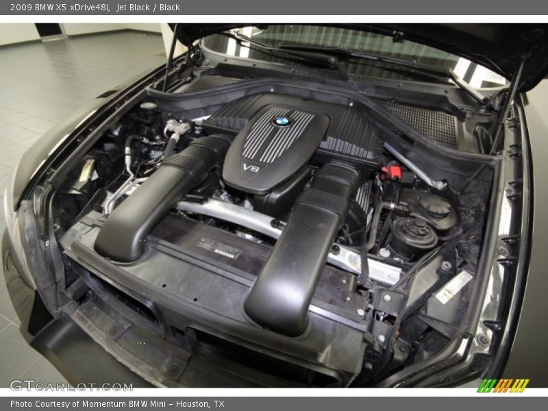 Jet Black / Black 2009 BMW X5 xDrive48i