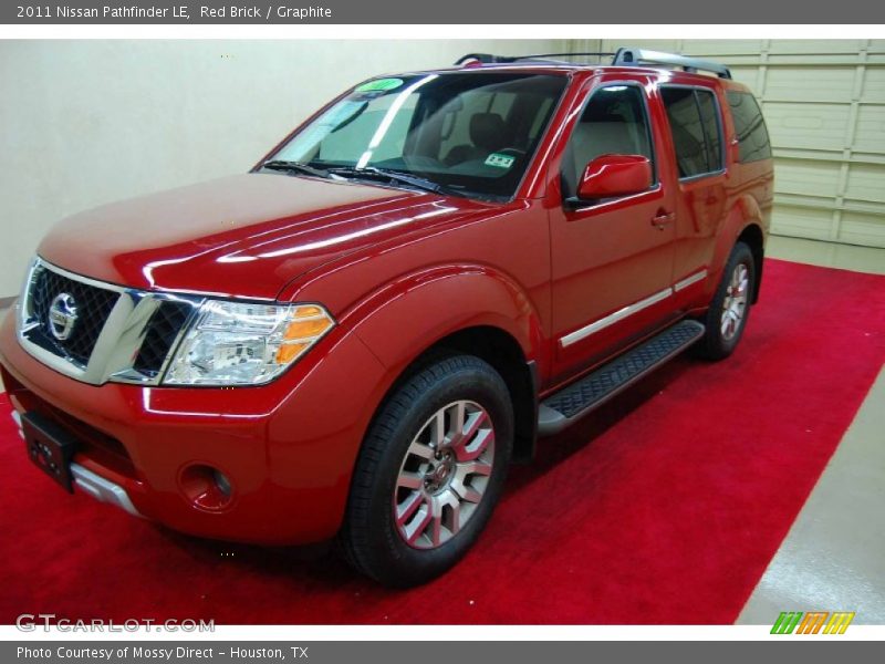 Red Brick / Graphite 2011 Nissan Pathfinder LE