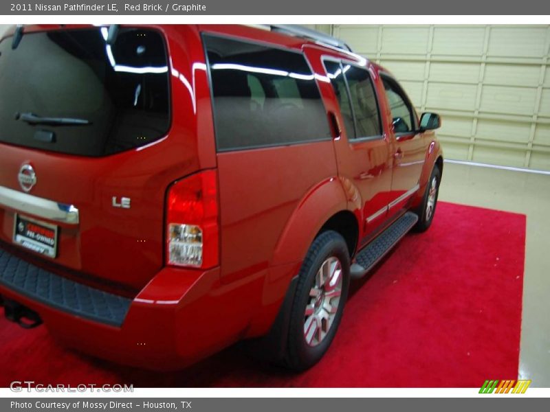 Red Brick / Graphite 2011 Nissan Pathfinder LE