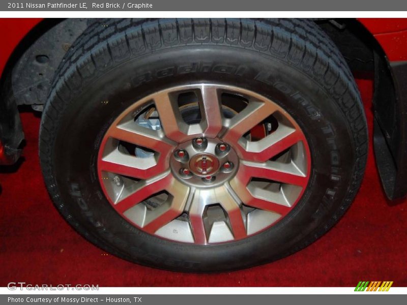 Red Brick / Graphite 2011 Nissan Pathfinder LE