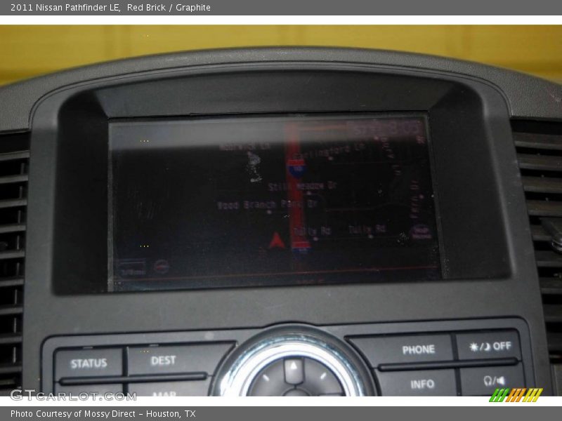 Red Brick / Graphite 2011 Nissan Pathfinder LE