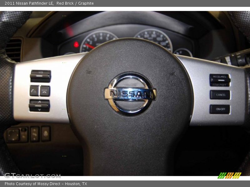 Red Brick / Graphite 2011 Nissan Pathfinder LE