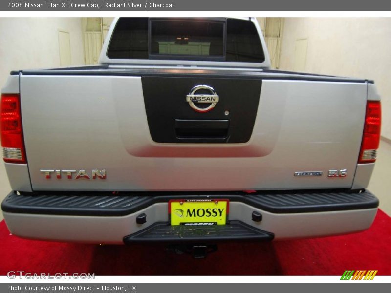 Radiant Silver / Charcoal 2008 Nissan Titan XE Crew Cab