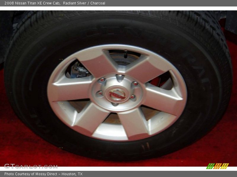 Radiant Silver / Charcoal 2008 Nissan Titan XE Crew Cab