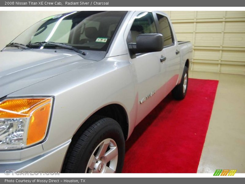 Radiant Silver / Charcoal 2008 Nissan Titan XE Crew Cab
