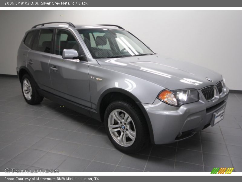 Silver Grey Metallic / Black 2006 BMW X3 3.0i