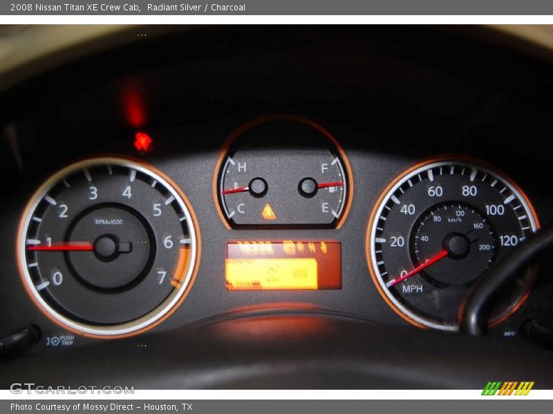 Radiant Silver / Charcoal 2008 Nissan Titan XE Crew Cab