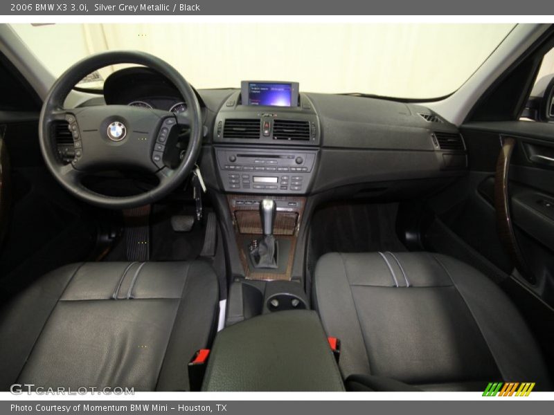 Silver Grey Metallic / Black 2006 BMW X3 3.0i