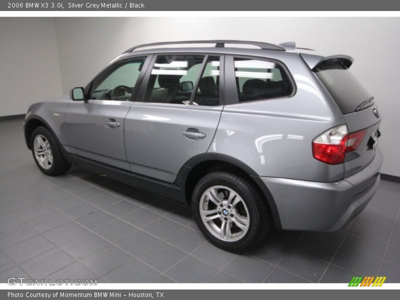 Silver Grey Metallic / Black 2006 BMW X3 3.0i