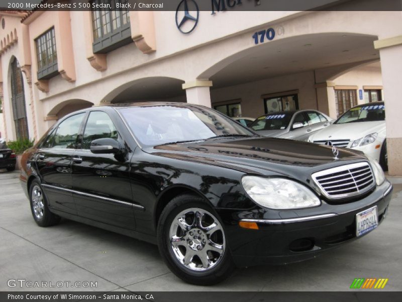 Black / Charcoal 2000 Mercedes-Benz S 500 Sedan