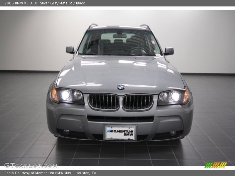 Silver Grey Metallic / Black 2006 BMW X3 3.0i