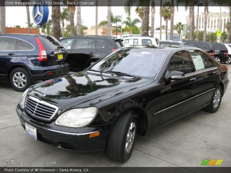 Black / Charcoal 2000 Mercedes-Benz S 500 Sedan