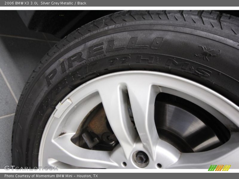 Silver Grey Metallic / Black 2006 BMW X3 3.0i