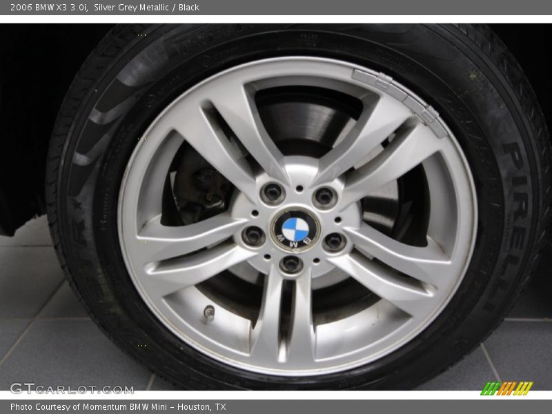 Silver Grey Metallic / Black 2006 BMW X3 3.0i