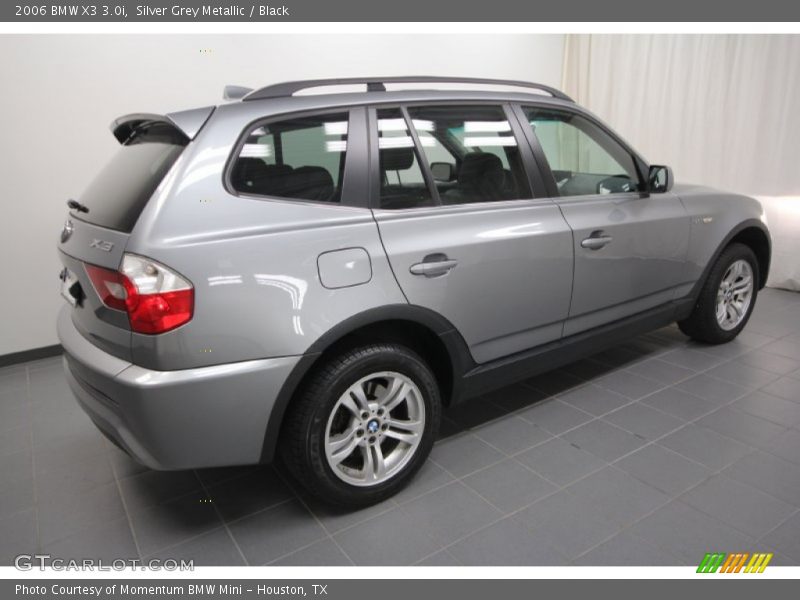 Silver Grey Metallic / Black 2006 BMW X3 3.0i