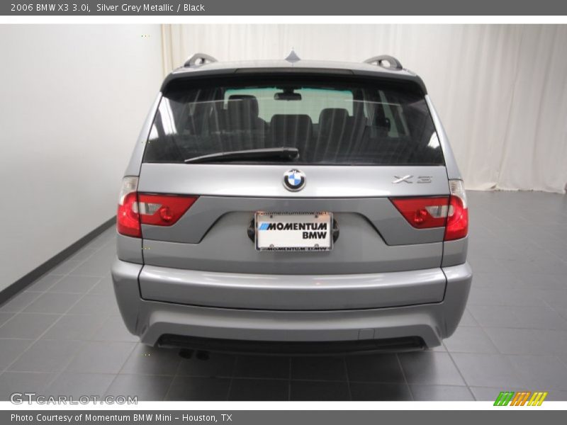 Silver Grey Metallic / Black 2006 BMW X3 3.0i