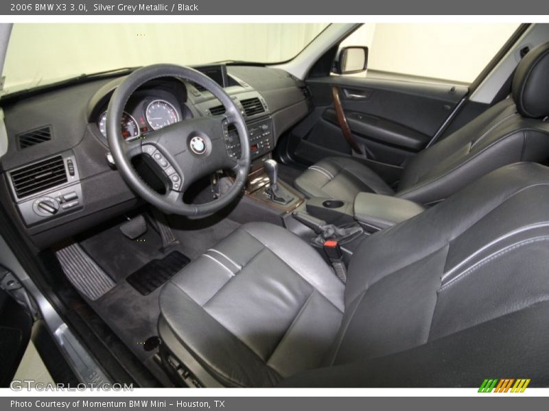 Silver Grey Metallic / Black 2006 BMW X3 3.0i