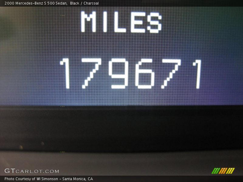 Black / Charcoal 2000 Mercedes-Benz S 500 Sedan