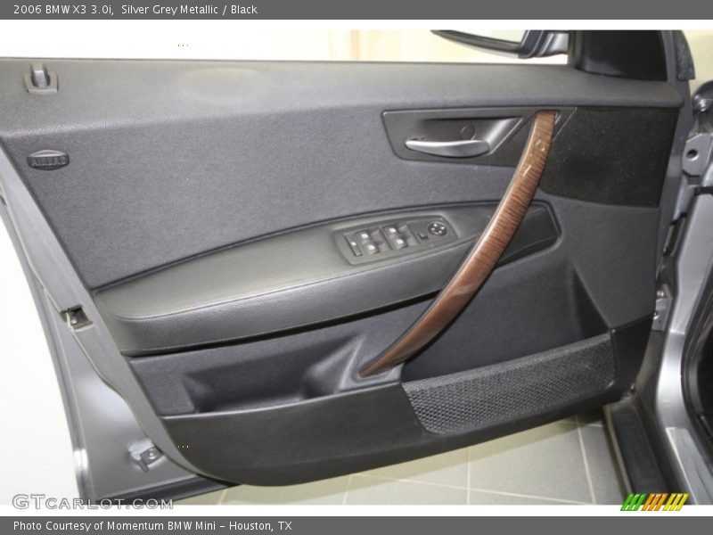 Silver Grey Metallic / Black 2006 BMW X3 3.0i