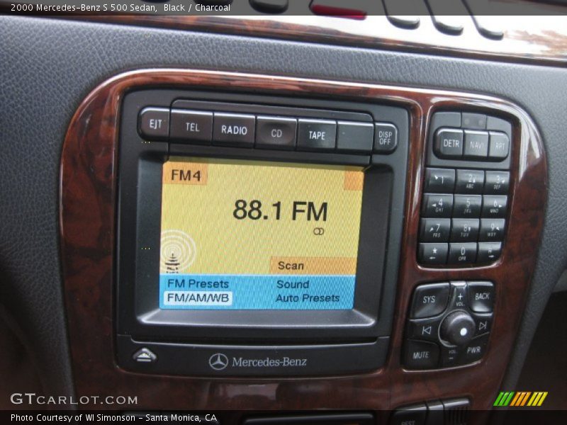 Black / Charcoal 2000 Mercedes-Benz S 500 Sedan