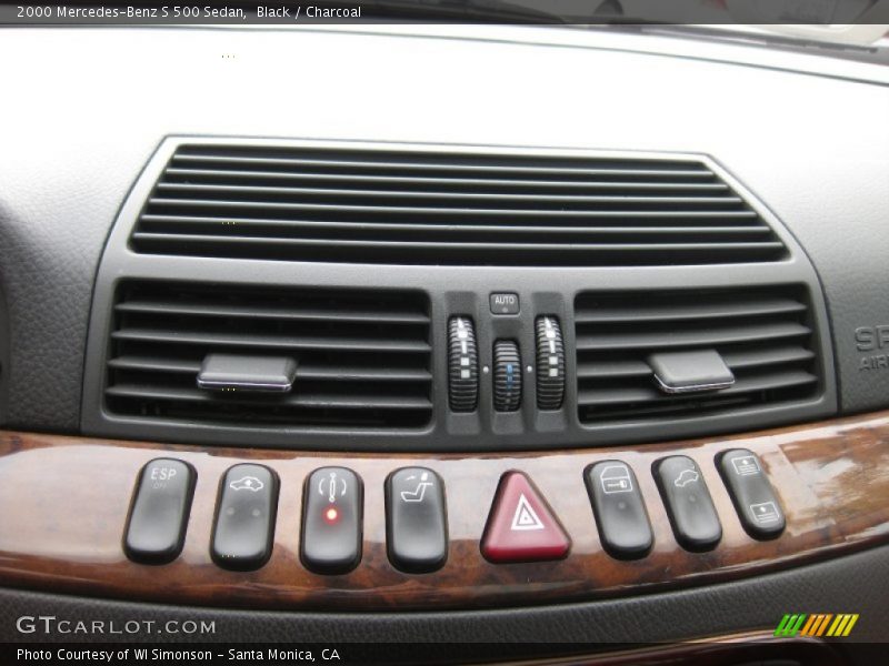 Black / Charcoal 2000 Mercedes-Benz S 500 Sedan
