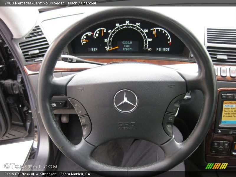 Black / Charcoal 2000 Mercedes-Benz S 500 Sedan