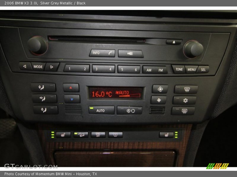 Silver Grey Metallic / Black 2006 BMW X3 3.0i