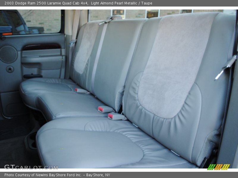 Light Almond Pearl Metallic / Taupe 2003 Dodge Ram 2500 Laramie Quad Cab 4x4