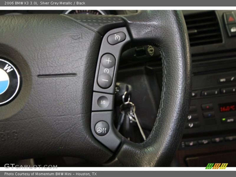 Silver Grey Metallic / Black 2006 BMW X3 3.0i