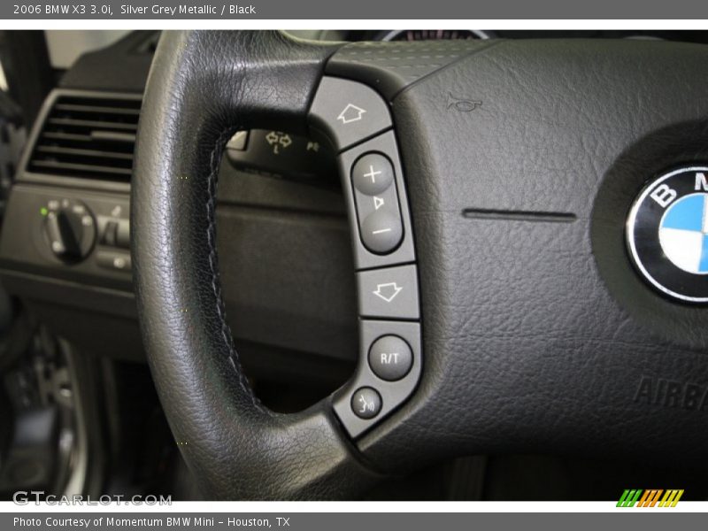 Silver Grey Metallic / Black 2006 BMW X3 3.0i