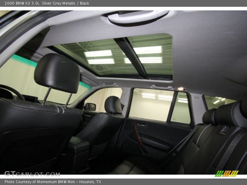 Silver Grey Metallic / Black 2006 BMW X3 3.0i