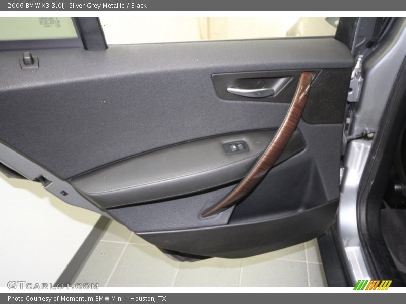 Silver Grey Metallic / Black 2006 BMW X3 3.0i