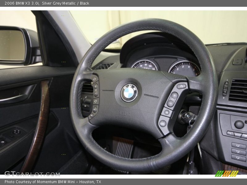 Silver Grey Metallic / Black 2006 BMW X3 3.0i