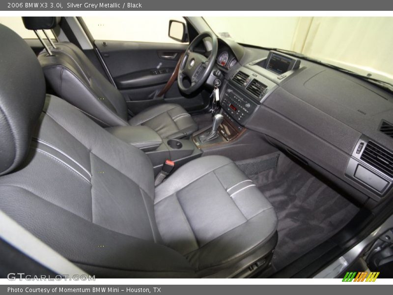 Silver Grey Metallic / Black 2006 BMW X3 3.0i
