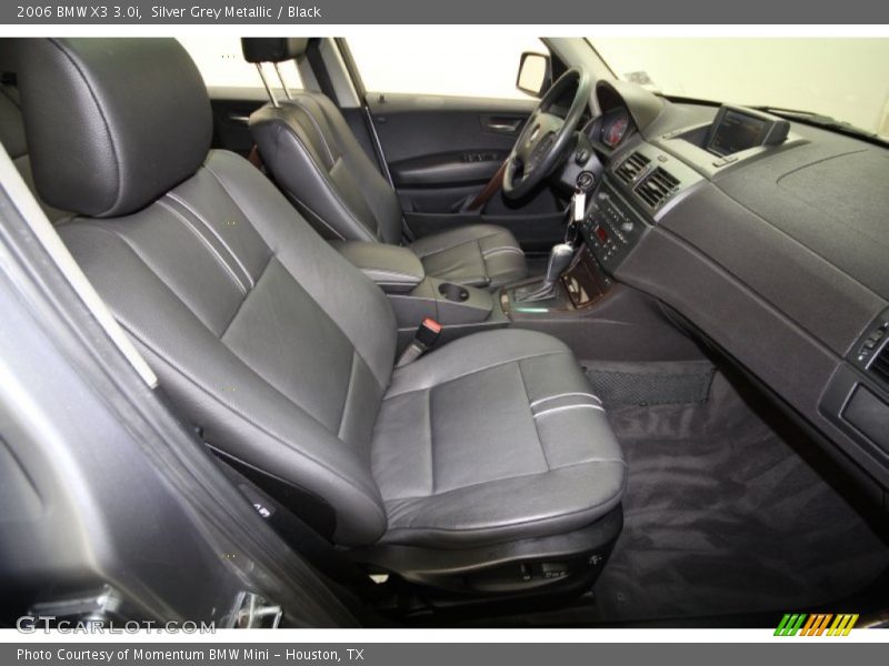 Silver Grey Metallic / Black 2006 BMW X3 3.0i