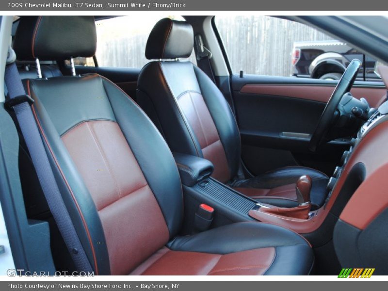  2009 Malibu LTZ Sedan Ebony/Brick Interior