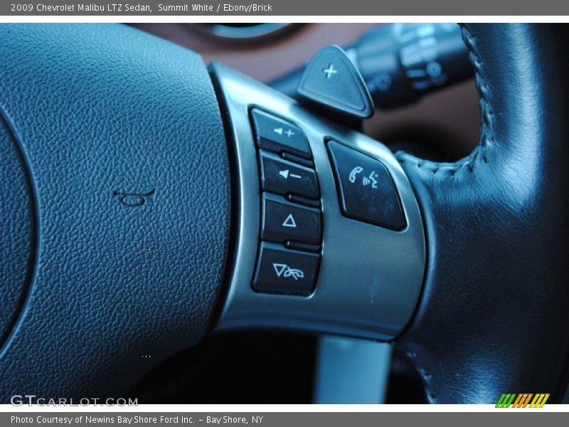 Summit White / Ebony/Brick 2009 Chevrolet Malibu LTZ Sedan