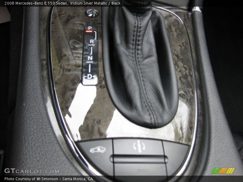 Iridium Silver Metallic / Black 2008 Mercedes-Benz E 550 Sedan