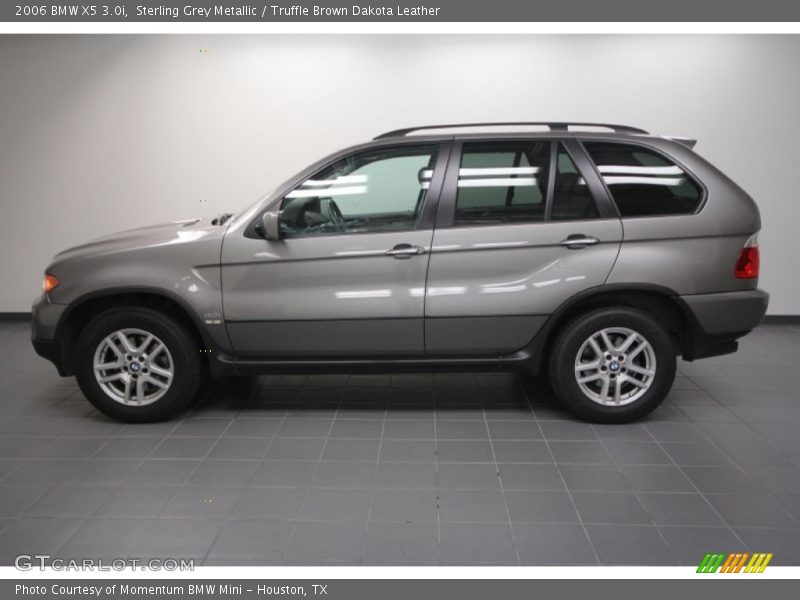 Sterling Grey Metallic / Truffle Brown Dakota Leather 2006 BMW X5 3.0i