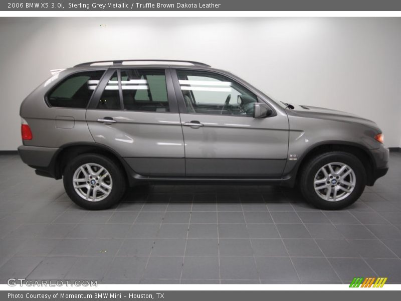 Sterling Grey Metallic / Truffle Brown Dakota Leather 2006 BMW X5 3.0i