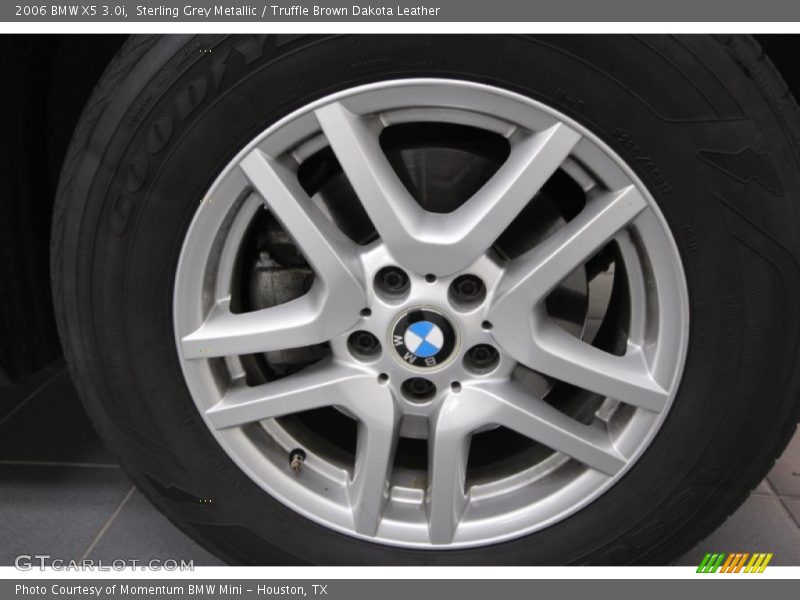 Sterling Grey Metallic / Truffle Brown Dakota Leather 2006 BMW X5 3.0i