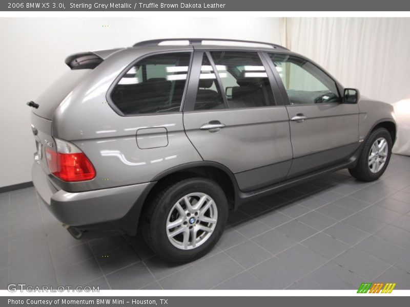 Sterling Grey Metallic / Truffle Brown Dakota Leather 2006 BMW X5 3.0i
