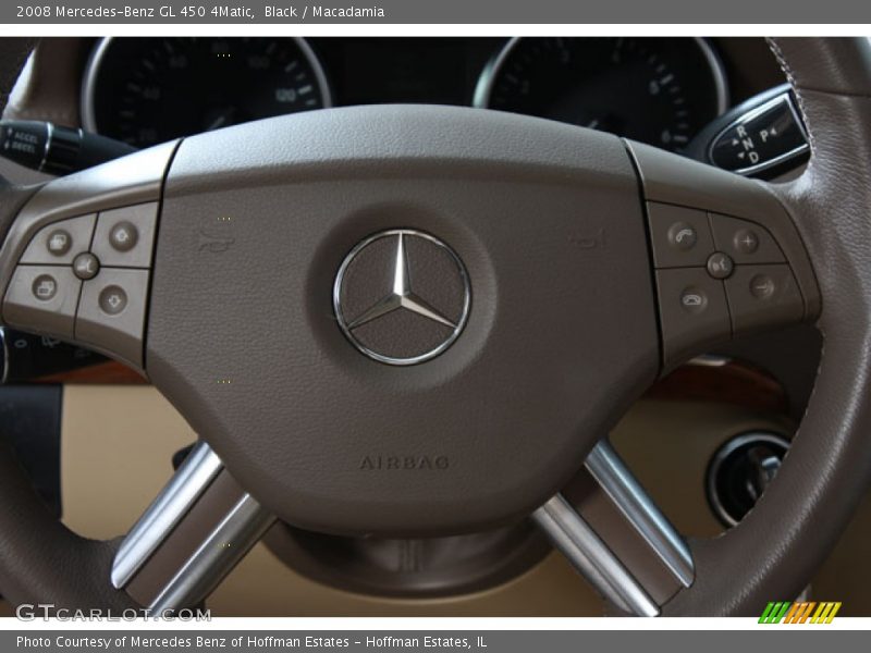 Black / Macadamia 2008 Mercedes-Benz GL 450 4Matic