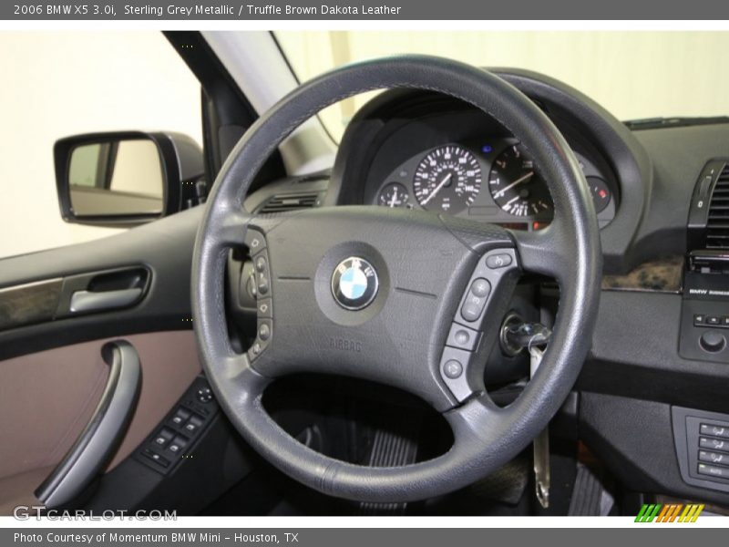 Sterling Grey Metallic / Truffle Brown Dakota Leather 2006 BMW X5 3.0i