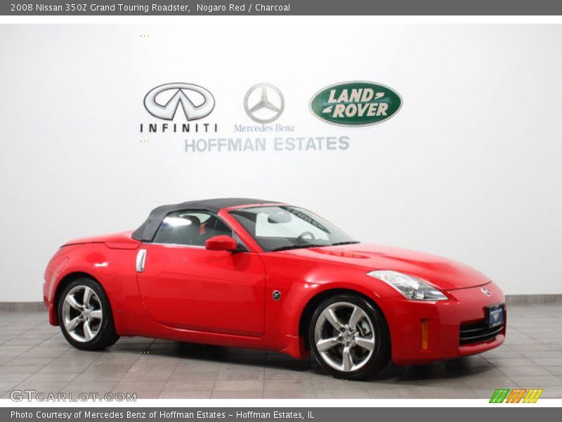 Nogaro Red / Charcoal 2008 Nissan 350Z Grand Touring Roadster