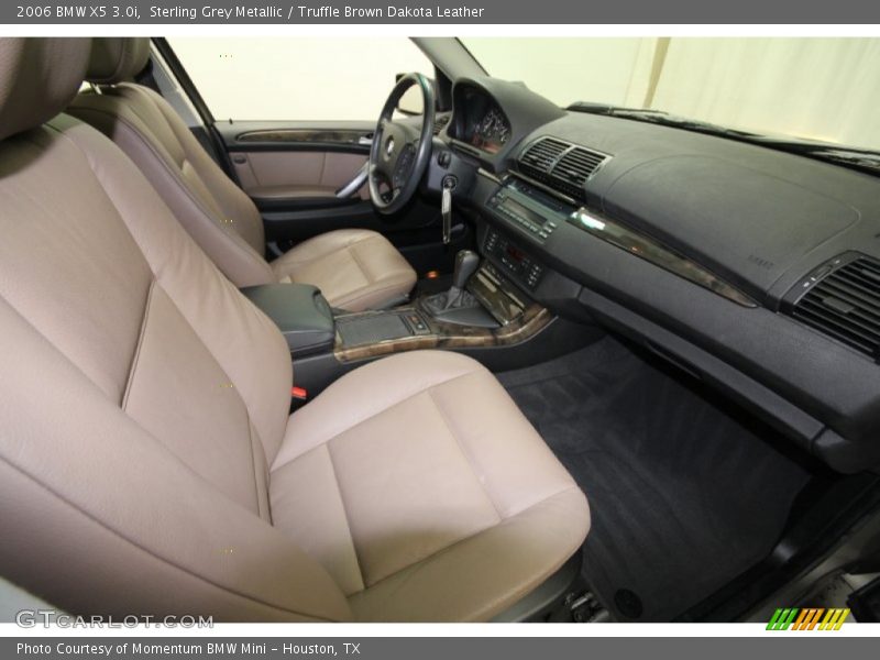 Sterling Grey Metallic / Truffle Brown Dakota Leather 2006 BMW X5 3.0i
