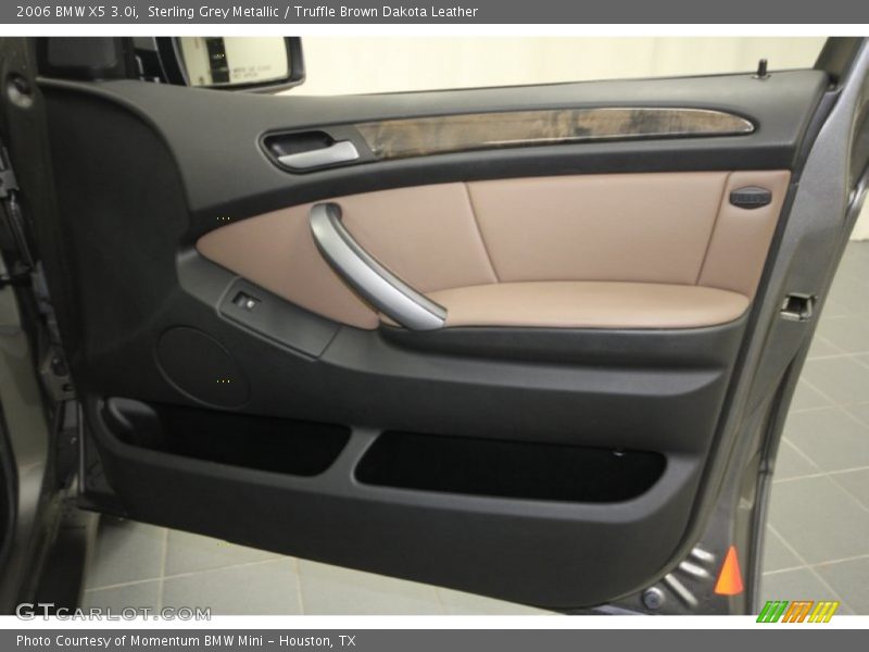 Sterling Grey Metallic / Truffle Brown Dakota Leather 2006 BMW X5 3.0i