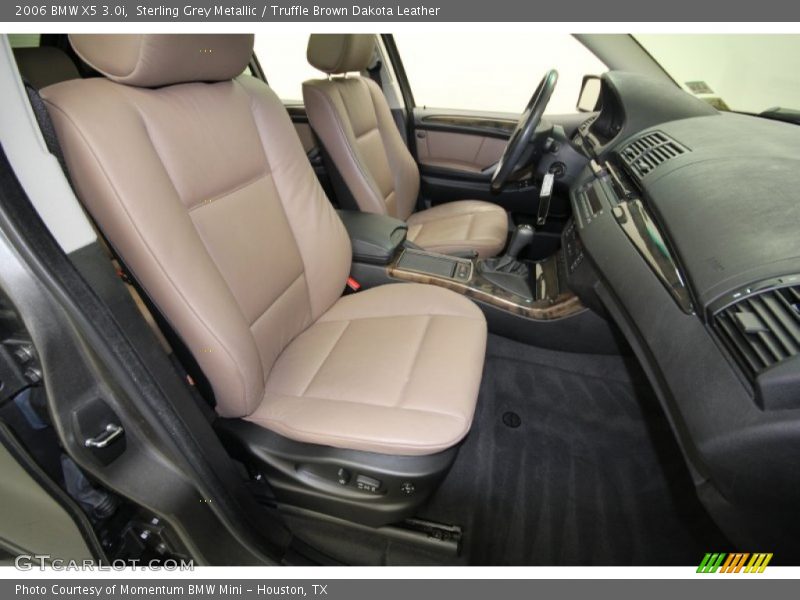 Sterling Grey Metallic / Truffle Brown Dakota Leather 2006 BMW X5 3.0i
