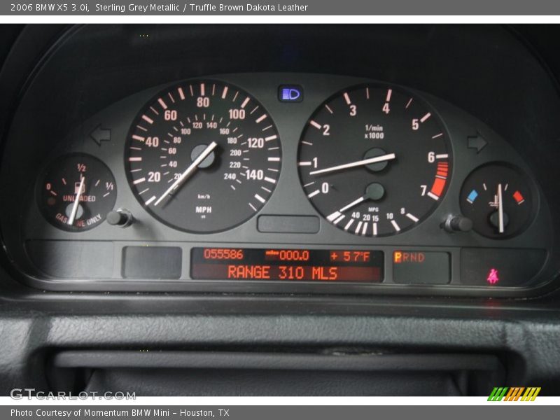 Sterling Grey Metallic / Truffle Brown Dakota Leather 2006 BMW X5 3.0i